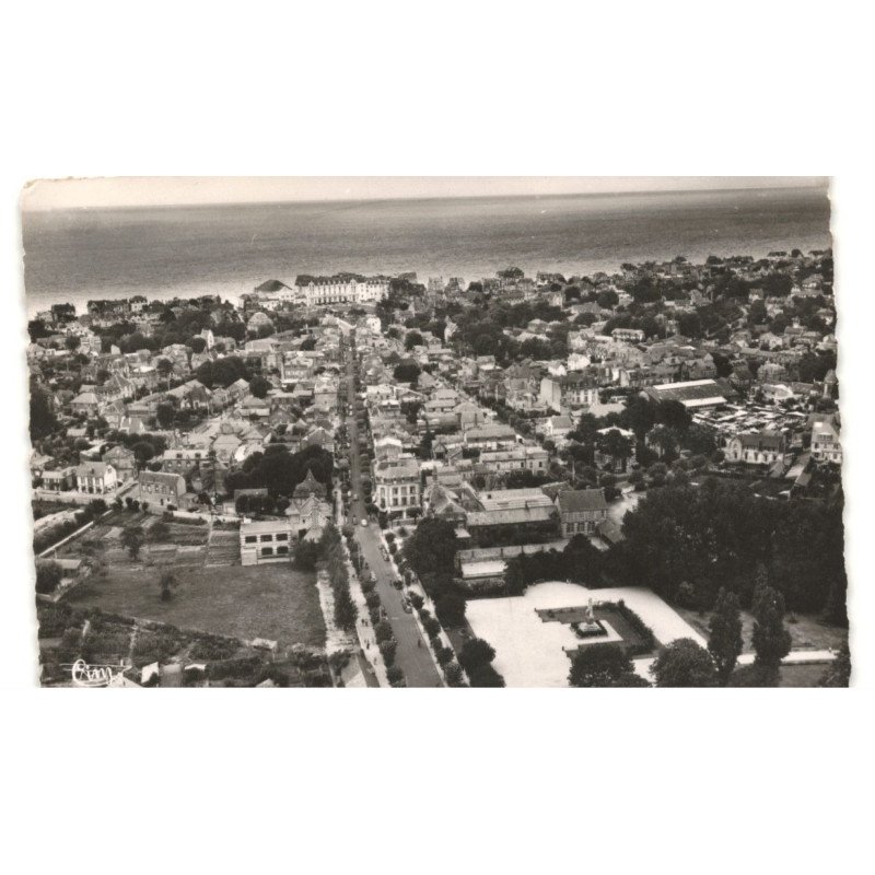 CABOURG: avenue de la mer vue aérienne 10X15 - très bon état