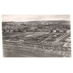 DEAUVILLE: la plage vue aérienne 10X15 - très bon état
