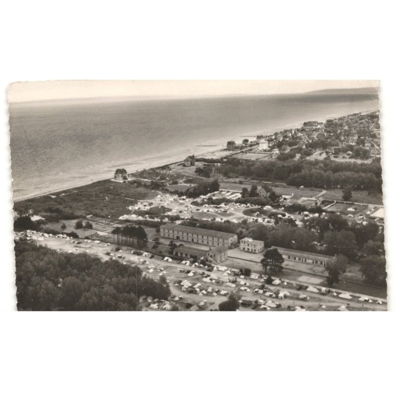 CABOURG: les campings de la plage et de la prairie vue aérienne 10X15 - très bon état