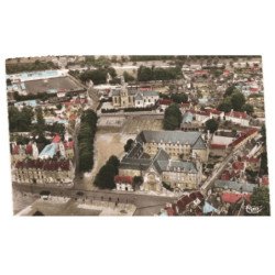 BAYEUX: église et quartier saint-patrice vue aérienne 10X15 - très bon état