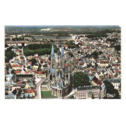 BAYEUX: la cathédrale vue aérienne 10X15 - très bon état