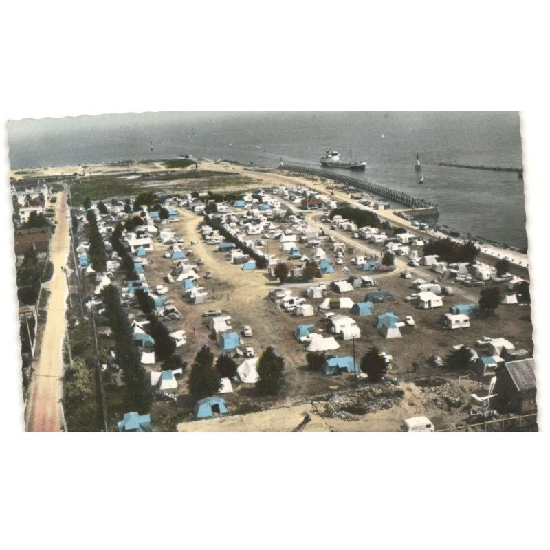 OUISTREHAM: le camping vue aérienne 10X15 - état