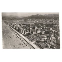 CABOURG: la plage, le golf vue aérienne 10X15 - très bon état