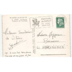 VITRAC: institution de rochebois vue aérienne 10x15 - très bon état