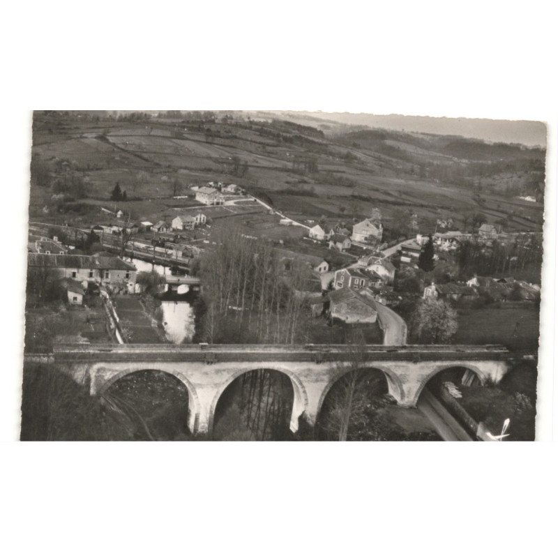 SAINT-PARDOUX: le viaduc vue aérienne 10x15 - très bon état