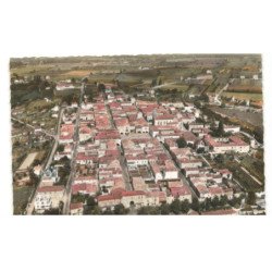 MONPAZIER: vue panoramique vue aérienne 10x15 - très bon état