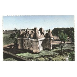 MONBAZILLAC: le château, 15e siècle vue aérienne 10x15 - très bon état