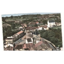 MILHAC DE MONTRON: l'église vue aérienne 10x15 - très bon état