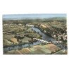 LIMEUIL: confluent de la dordogne et la vézère vue aérienne 10x15 - très bon état