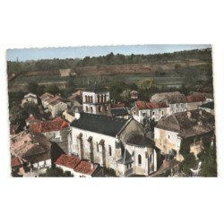 DOUZILLAC: vue panoramique vue aérienne 10x15 - très bon état