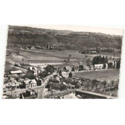 LE BUISSON: la mairie et route de siorac vue aérienne 10x15 - très bon état