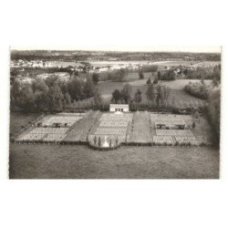 SANNERVILLE: cimetière anglais de banneville-la-campagne vue aérienne 10X15 - très bon état