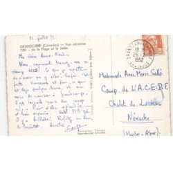 GRANDCAMP: la plage et la jetée vue aérienne 10X15 - très bon état