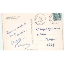 CAMBREMER: vue aérienne 10X15 - très bon état