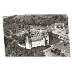 SAINT-GERMAIN-de-LIVET: le château vue aérienne 10X15 - très bon état