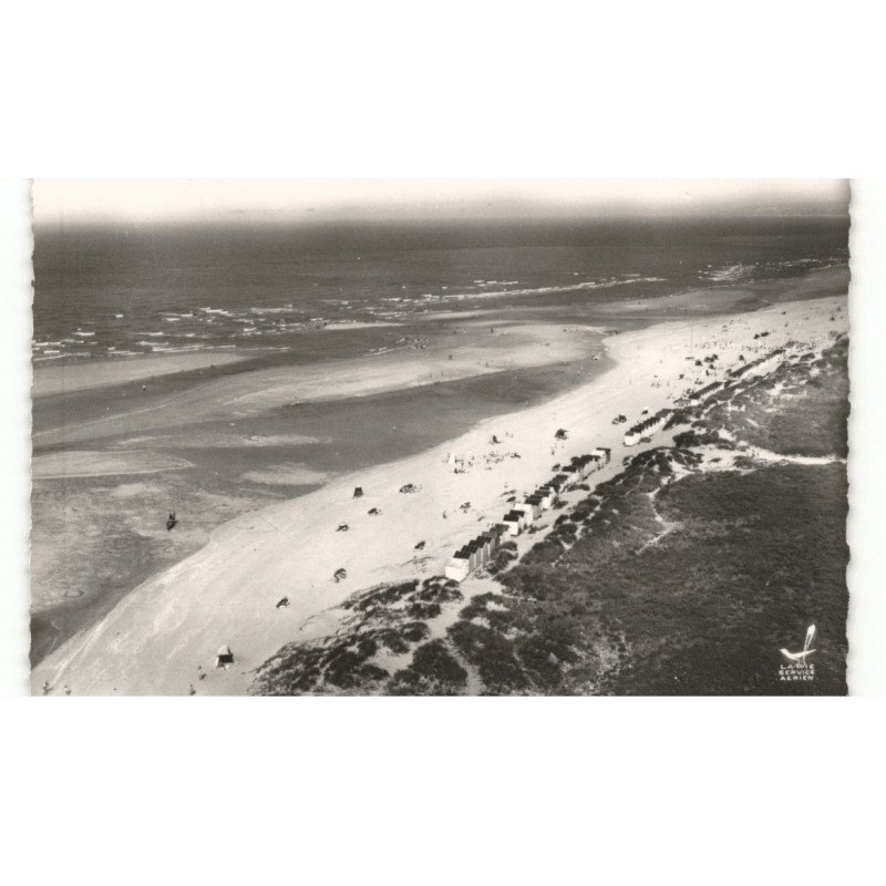 FRANCEVILLE-MEREVILLE: la plage vue aérienne 10X15 - très bon état
