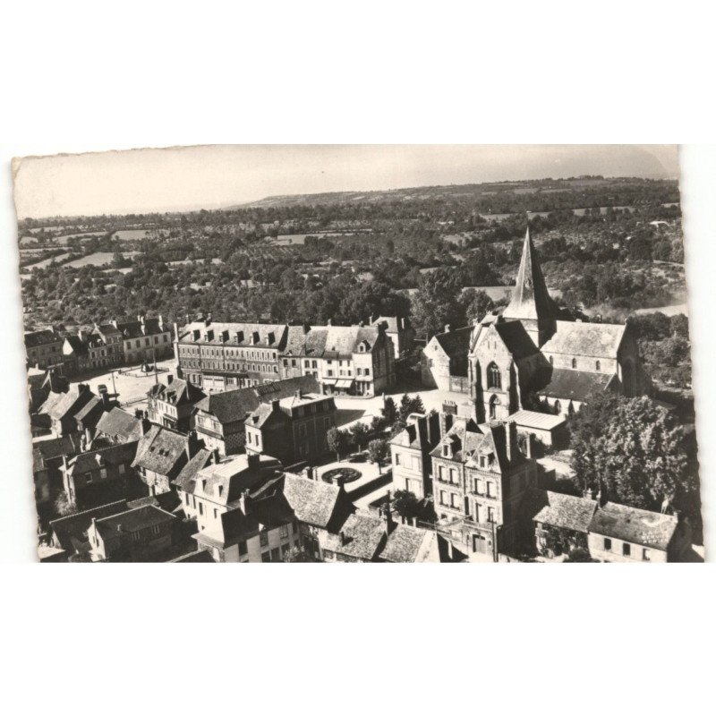 BEAUMONTY-en-AUGE: vue d'ensemble vue aérienne 10X15 - très bon état