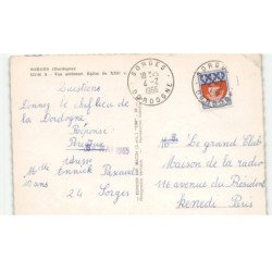SORGES: église du XIIIe siècle vue aérienne 10x15 - très bon état