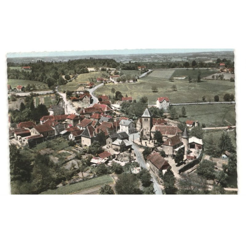 SARRAZAC: vue générale vue aérienne 10x15 - très bon état