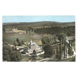 SAINT-GENIES: le château de pélevezy, colonie E.D.F. vue aérienne 10x15 - très bon état