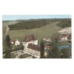 SAINT-LAURENT-des-BATONS: château de saint-maurice vue aérienne 10x15 - très bon état