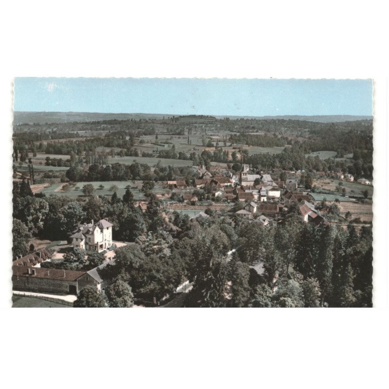 SAINT-AIGNAN-D'HAUTEFORT: vue générale vue aérienne 10x15 - très bon état