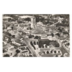 SAINT-ASTIER: vue générale vue aérienne 10x15 - très bon état