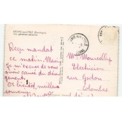 NEUVIC-sur-L'ISLE: vue générale vue aérienne 10x15 - très bon état