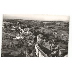 MAUZENS-et-MIREMONT: viaduc de miremont vue aérienne 10x15 - très bon état