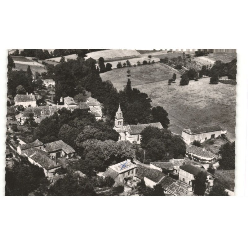 MANZAC-sur-VERN: vue générale vue aérienne 10x15 - très bon état