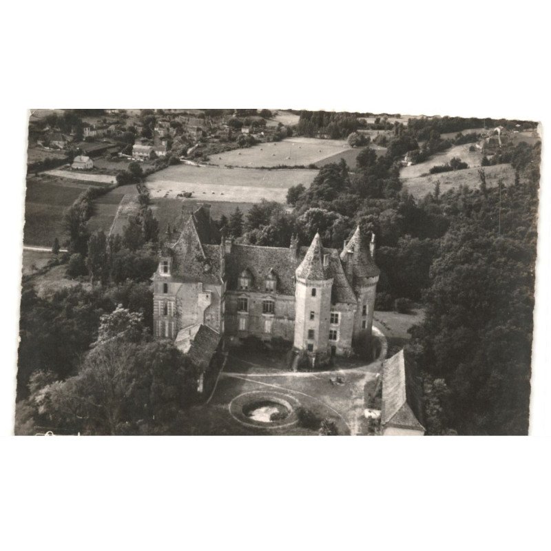 LANQUAIS: le château vue aérienne 10x15 - état