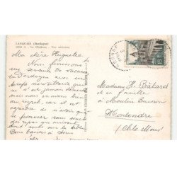 LANQUAIS: le château vue aérienne 10x15 - état
