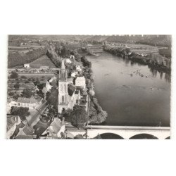 LALINDE: vue panoramique vue aérienne 10x15 - très bon état