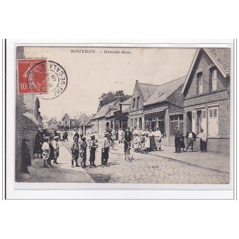 ROUVROY : grande rue - tres bon etat