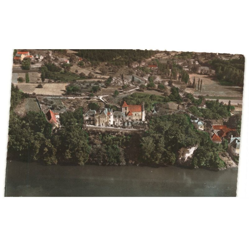 GROLEJAC-le-PORT: le château vue aérienne 10x15 - très bon état