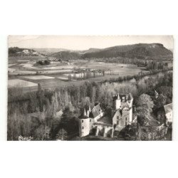 CASTELNAUD-FAYRAC: château de fayrac vue aérienne 10x15 - très bon état