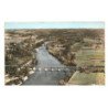 LE BUISSON: ponts sur la dordogne pont de vicq et pont du chemin de fer vue aérienne 10x15 - très bon état