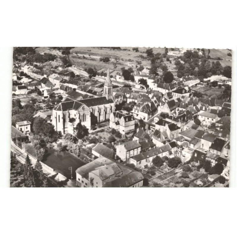 LE BUGUE: vue générale vue aérienne 10x15 - très bon état