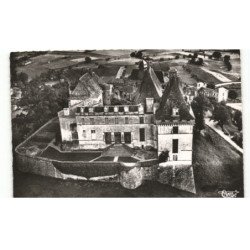 BIRON: château vue aérienne 10x15 - très bon état