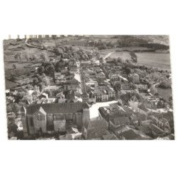 BEAUMONT-du-PERIGORD: vue générale vue aérienne 10x15 - très bon état