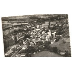 AZERAT: vue générale vue aérienne 10x15 - très bon état