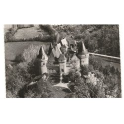 BEAUMONT-du-PERIGORD: château de bannes XVe vue aérienne 10x15 - très bon état