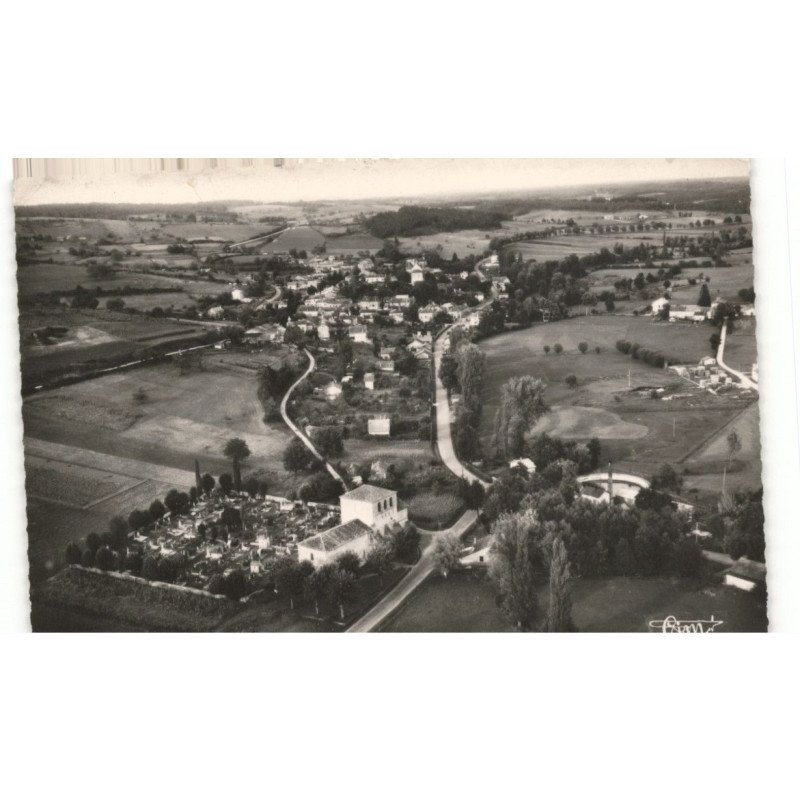 AGONAC: vue aérienne 10x15 - très bon état