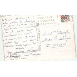 MONTPON: l'église vue générale vauclaire la place de la mairie vue aérienne 10x15 - très bon état