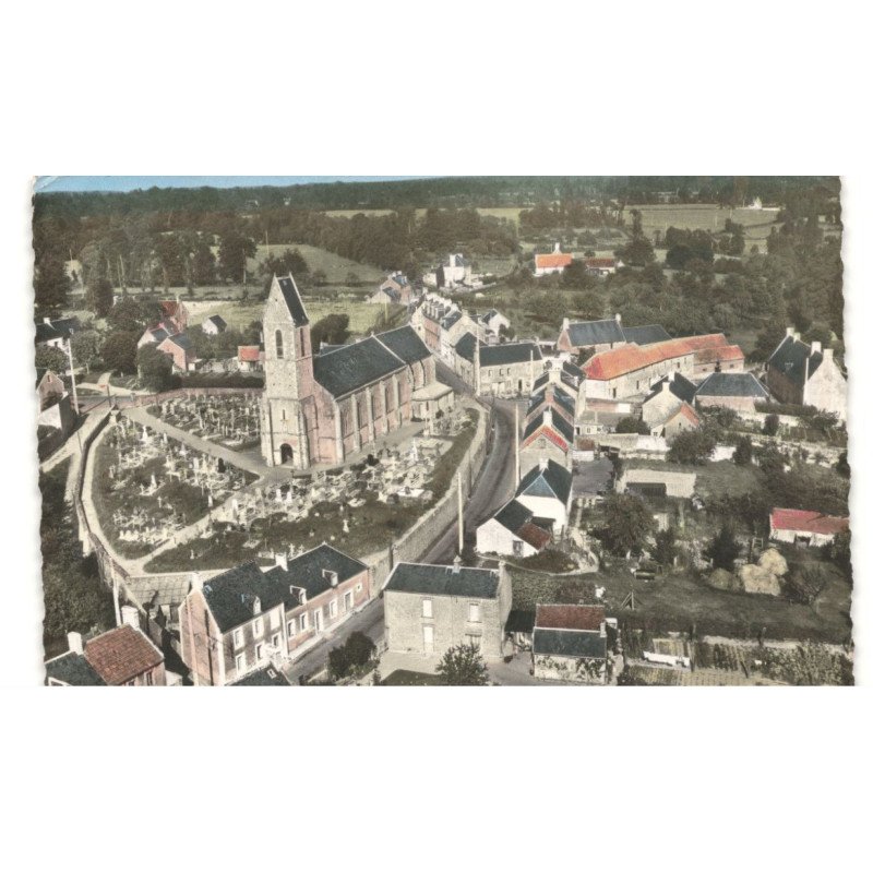 NEUILLY-la-FORET: vue aérienne 10X15 - très bon état