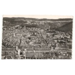 BESANCON: la madeleine et les quais vue aérienne 10x15 - très bon état