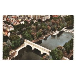 BESANCON: le pont saint-pierre et les nouveau quartiers vue aérienne 10x15 - très bon état