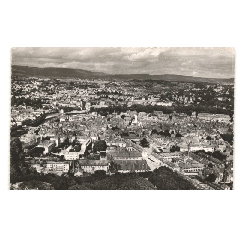 BESANCON: vue panoramique vue aérienne 10x15 - très bon état