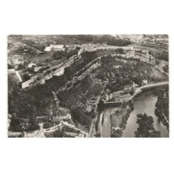 BESANCON: la citadelle et le doubs à tarragnoz vue aérienne 10x15 - très bon état