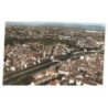BESANCON: quais du doubs le pont battant et l'église de la madeleine vue aérienne 10x15 - très bon état